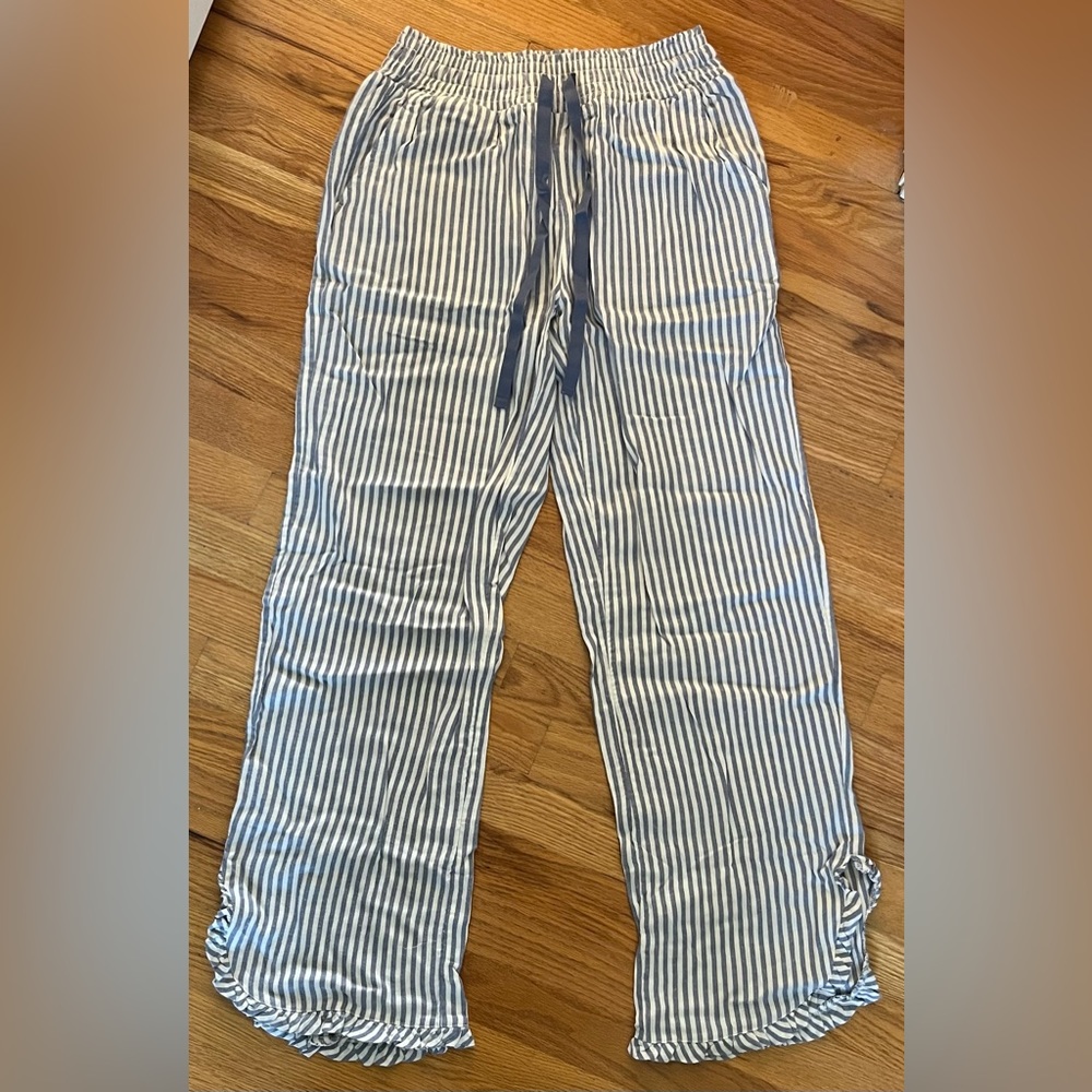 🆕Aerie Blue and White Medium Loungewear/Pajama Pants